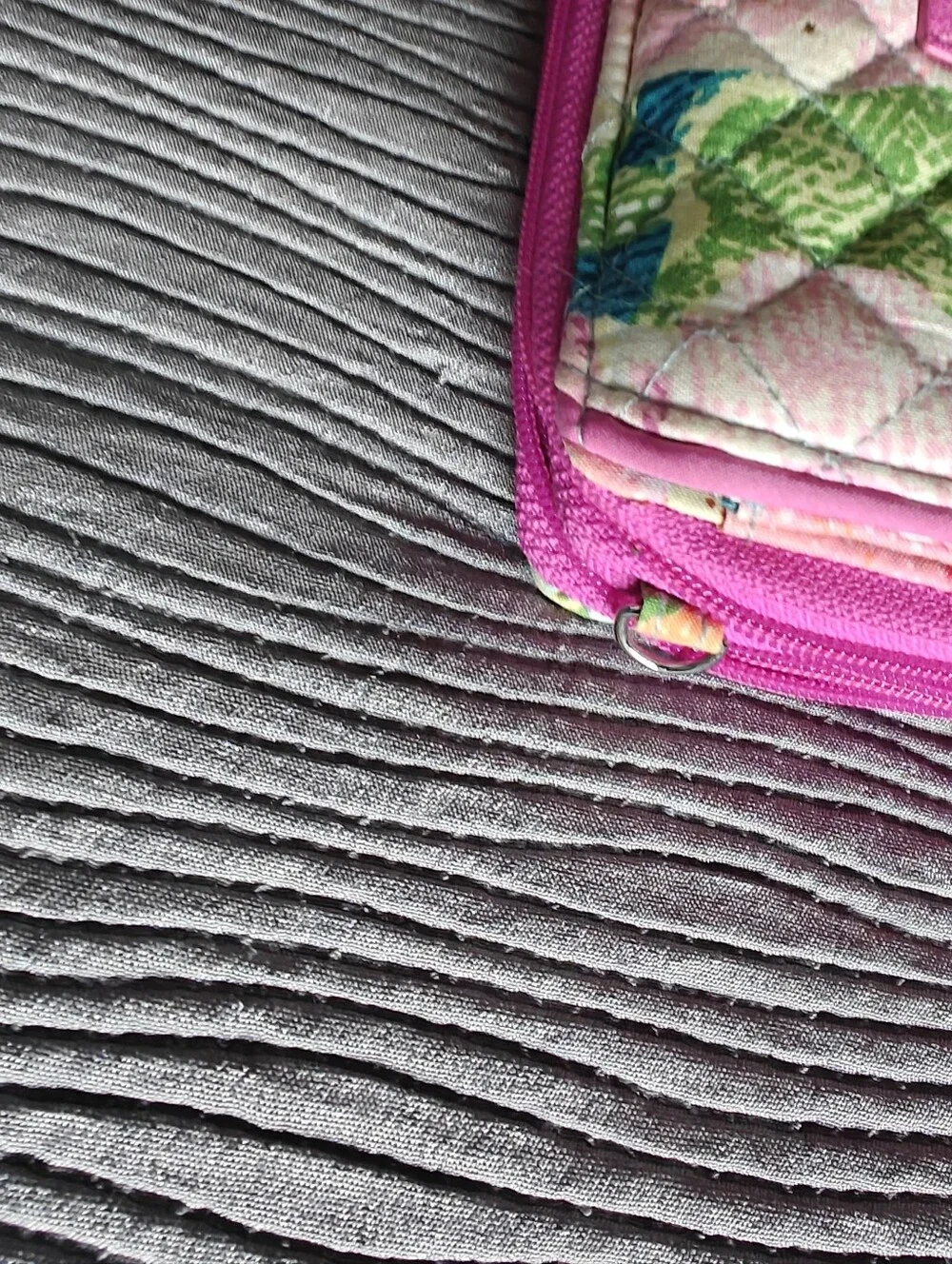 Vera Bradley Accordion Crossbody Bag Wallet Superbloom Missing Strap 7x5